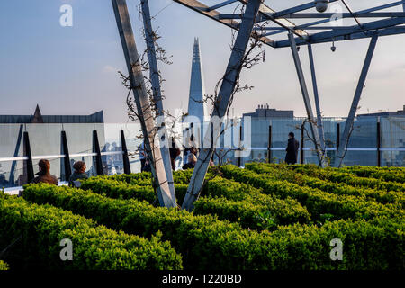 Jardin Cour fen (Le jardin à 120) , une cour, Fen Fenchurch Avenue, Londres Banque D'Images