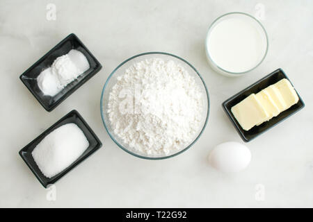 Irish Soda Bread Ingrédients Banque D'Images