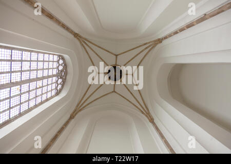 Intérieur de l'église Sint Laurencekerke à Rotterdam, Pays-Bas Banque D'Images