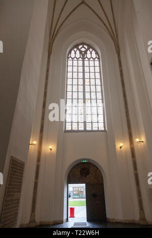 Intérieur de l'église Sint Laurencekerke à Rotterdam, Pays-Bas Banque D'Images