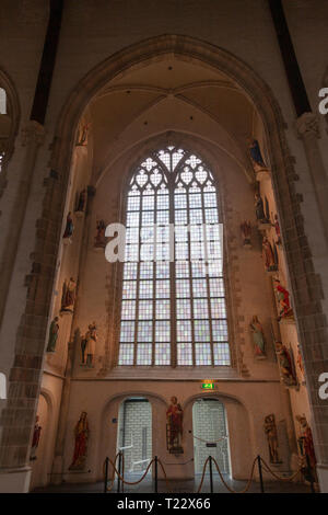Intérieur de l'église Sint Laurencekerke à Rotterdam, Pays-Bas Banque D'Images
