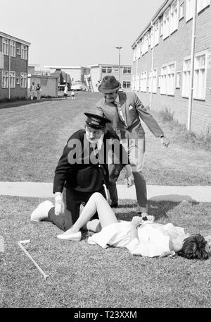 Maison de vacances sur l'autobus (1973) Stephen Lewis, Henry McGee Date : 1973 Banque D'Images