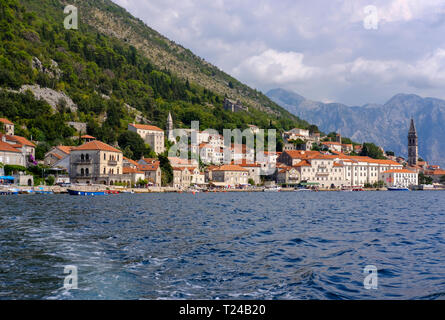 Le Monténégro, baie de Kotor, Perast Banque D'Images