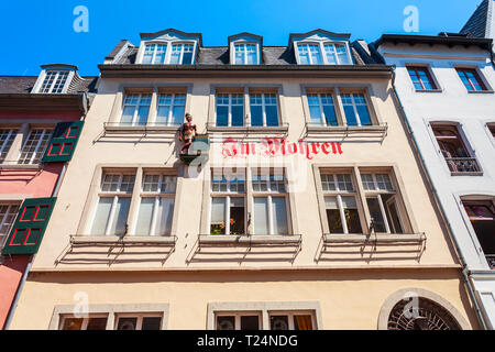 Maison de Beethoven ou Beethoven-Haus est un mémorial, musée et institution culturelle à Bonn, Allemagne Banque D'Images