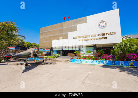 HO CHI MINH, VIETNAM - Mars 08, 2018 : Le Musée des débris de guerre est un musée de la guerre dans le district 3 à Ho Chi Minh Ville ou Saigon au Vietnam Banque D'Images