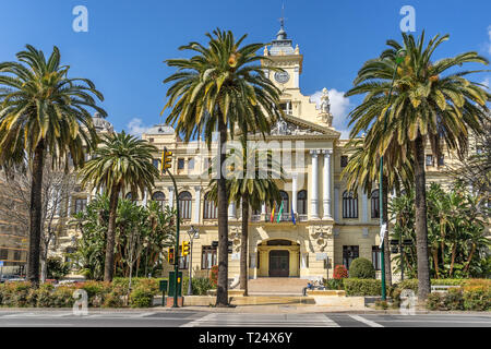 Hôtel de ville Malaga Banque D'Images