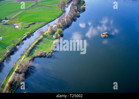 Adolfosee lake au printemps Banque D'Images