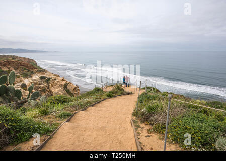 Torrey Pines State Parc Naturel. La Jolla, Californie, USA. Banque D'Images