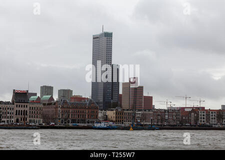 Nethrlands,gratte-ciel à Rotterdam Banque D'Images