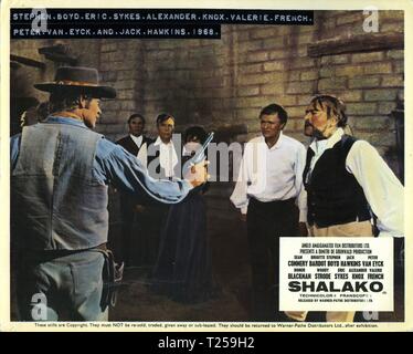 Shalako (1968) Stephen Boyd, Eric Sykes, Alexander Knox, Valerie français, Peter Van Eyck, Jack Hawkins, Date : 1968 Banque D'Images