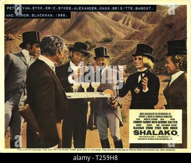 Shalako (1968) Peter Van Eyck, Eric Sykes, Alexander Knox, Brigitte Bardot, honneur Blackman, Date : 1968 Banque D'Images