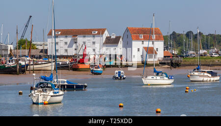 Woodbridge moulin à marée. Deben Estuaire, Suffolk, Angleterre, RU Banque D'Images