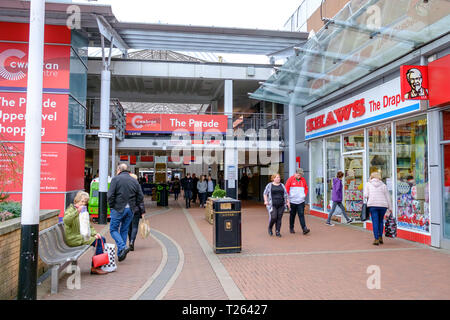 Cwmbran town centre et centre commercial. Cwmbran Gwent au Pays de Galles Banque D'Images