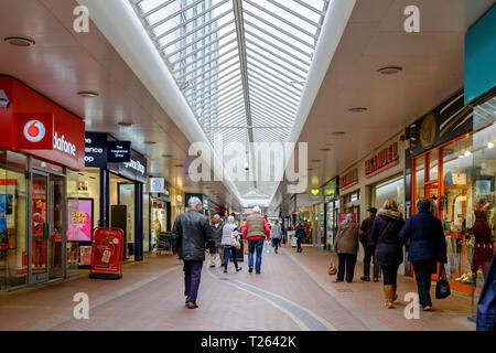 Cwmbran town centre et centre commercial. Cwmbran Gwent au Pays de Galles Banque D'Images
