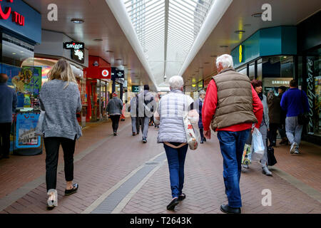 Cwmbran town centre et centre commercial. Cwmbran Gwent au Pays de Galles Banque D'Images