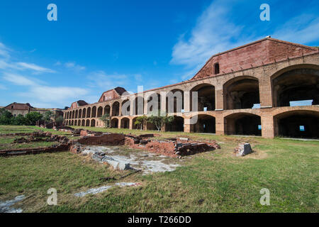 USA, Florida, Florida Keys, le parc national sec de Tortugas, Fort Jefferson Banque D'Images