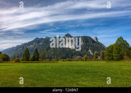 Sur la montagne près de Bavière Oberammergau Banque D'Images