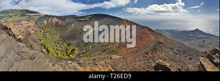 Panorama du volcan San Antonio (La Palma, Îles Canaries) Banque D'Images