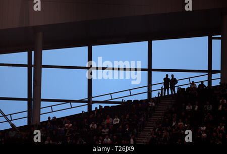 Vue générale de fans au cours de l'événement test match des légendes à Tottenham Hotspur Stadium, Londres. Banque D'Images