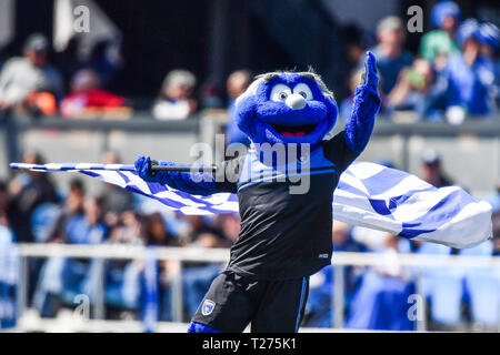 San Jose, Californie, USA. 30Th Mar, 2019. Q est la foule avant le match entre la MLS Los Angeles et le FC San Jose Earthquakes chez Avaya Stadium à San Jose, Californie. Chris Brown/CSM/Alamy Live News Banque D'Images
