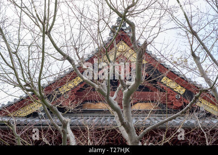 Kiymizu Kannon à Ueno Park à Tokyo est dédié à la déesse de la conception et fréquenté par les femmes qui espèrent concevoir. Banque D'Images