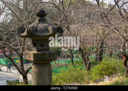 Kiymizu Kannon à Ueno Park à Tokyo est dédié à la déesse de la conception et fréquenté par les femmes qui espèrent concevoir. Banque D'Images