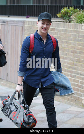 AJ Pritchard hors studios ITV comprend : AJ Pritchard Où : London, Royaume-Uni Quand : 28 Feb 2019 Credit : Rocky/WENN.com Banque D'Images