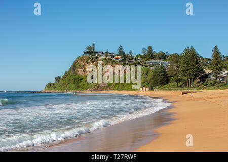 Plage australienne,Newport Beach à Sydney est sur les plages du nord de Sydney, Nouvelle Galles du Sud Banque D'Images