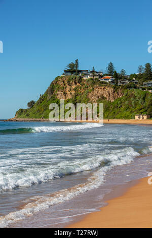 Plage australienne,Newport Beach à Sydney est sur les plages du nord de Sydney, Nouvelle Galles du Sud Banque D'Images