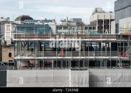 Autour de l'UK - Nouveau bâtiment à Mancheter Banque D'Images