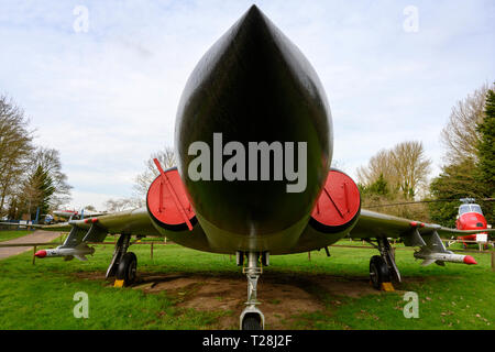 Gloster Javelin jet de combat de la guerre froide Banque D'Images