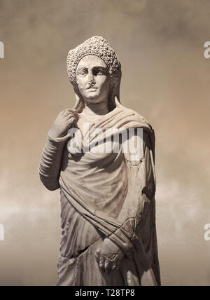 Statue romaine de Demiougous, 2ème ANNONCE de siècle de Hierapolis. Musée Archéologique de Hierapolis, Turquie Banque D'Images