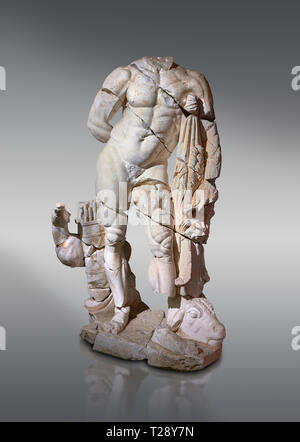 Statue romaine de Hercules. En. Perge. 2ème ANNONCE de siècle. Inv non . Musée Archéologique d'Antalya, Turquie. Banque D'Images