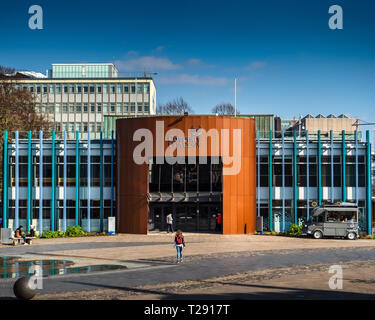 Alan Berry Building Université de Coventry à University Square Central Coventry. Ouvert 1963. Banque D'Images