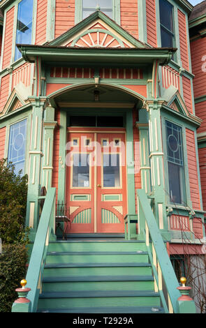 Port Townsend est une ville portuaire de l'époque victorienne à Washington Banque D'Images