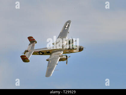 Melbourne, Florida, USA. Le 30 mars 2019. L'Aéroport International de Melbourne Orlando aéroport ouvert motifs de l'un des premiers meetings aériens américains de la saison 2019. Ce spectacle est un mélange d'avions militaires et privés avec l'avion statique sur l'écran. Le public a eu la possibilité pour les mains sur l'interaction avec les pilotes et l'affiche. Sons de la liberté pouvait être entendu à plusieurs kilomètres autour de l'aéroport, car la réaction militaires effectué leur routine. Crédit photo Julian Poireau / Alamy Live News. Banque D'Images