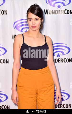 À l'Ambre Midthunder Photocall pour la série TV 'FX' Légion au WonderCon 2019 à l'Anaheim Convention Center. Anaheim, 29.03.2019 | Le monde d'utilisation Banque D'Images