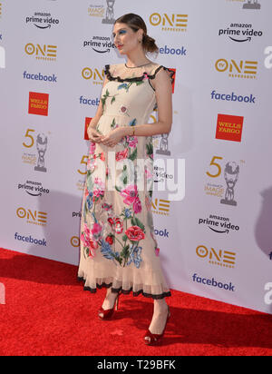 Californie, USA. 30Th Mar, 2019. Emily Arlook assiste à la 50ème NAACP Image Awards au Kodak Theater Le 30 mars 2019 à Hollywood, Californie. Credit : Tsuni / USA/Alamy Live News Banque D'Images
