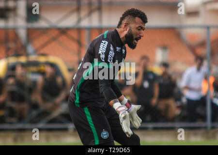 Curitiba, Brésil. Mar 31, 2019. PR - Curitiba - 03/31/2019 - 019 de Paraná, le Coritiba x Paran Clube - Alex Muralha Coritiba Lecteur pendant un match contre Parana Clube au stade Couto Pereira pour le championnat de l'État en 2019. Photo : Gabriel Machado/AGIF : Crédit AGIF/Alamy Live News Banque D'Images