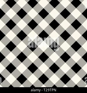 Tissu vichy à carreaux motif transparent en bleu gris et blanc, vector.EPS 10 Illustration de Vecteur