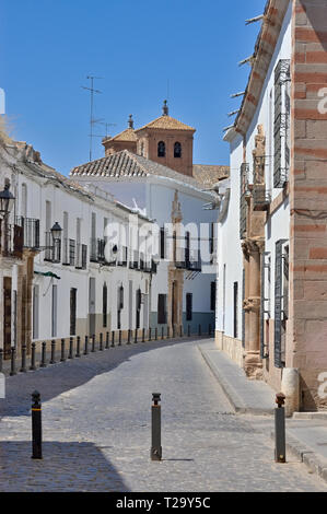 Rue calme typique d'Almagro. Castille La Manche, Espagne. Banque D'Images