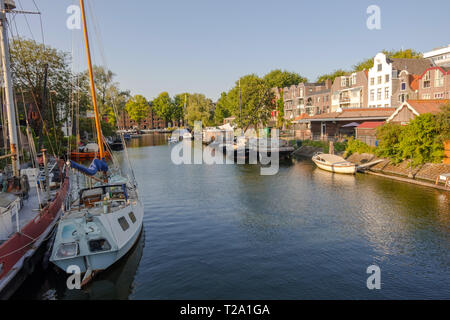 Amsterdam, Pays-Bas - 02 septembre 2018 : Street View et les canaux d'Amsterdam Pays-Bas Banque D'Images