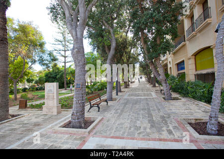 Villa Rundle Gardens à Gozo Banque D'Images