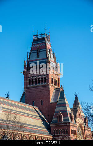 Boston, MS, USA, 9 décembre 2018-l'Université de Harvard a été financée en 1636 et le nom de son premier bienfaiteur John Harvard Banque D'Images