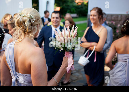 Mariage à St Andrew's School for Girls Banque D'Images