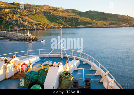 Canal de Gozo Gozo Ferry Ltd. Banque D'Images