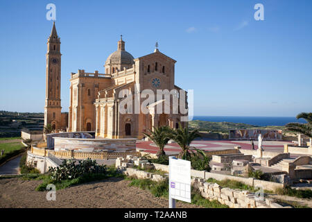 Basilique dans Bażilika Santwarju à Gozo, Nazzjonali tal-Madonna Ta' Pinu Banque D'Images