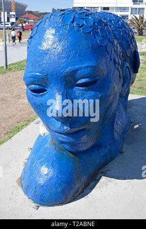 Par artiste Morphous Lionel Smit le long de la promenade de Mouille Point Banque D'Images