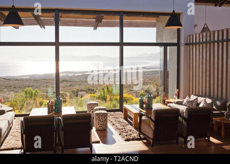 Forest Lodge, réserve naturelle de Grootbos Banque D'Images