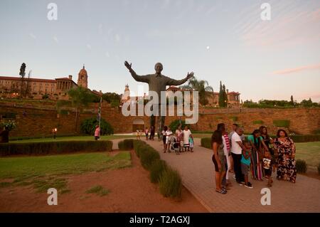 Statue de Nelson Mandela, Pretoria, Afrique du Sud Banque D'Images
